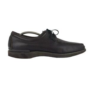 Wright Strider Mens‎ Black Leather Lace Up Casual Oxford Shoes Size US 14 B